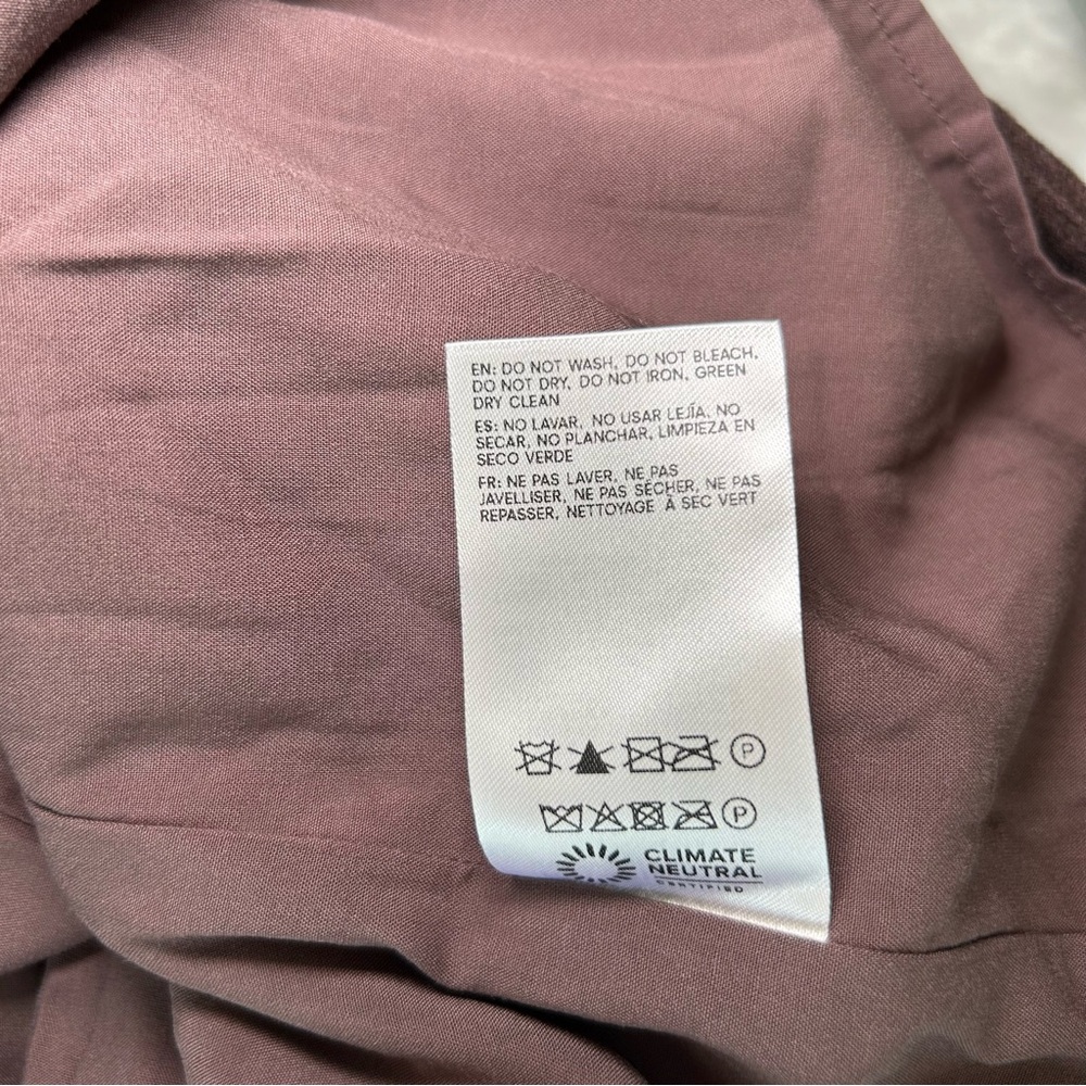 Reformation Willene Dress Brown Size 6 - Picture 11 of 11